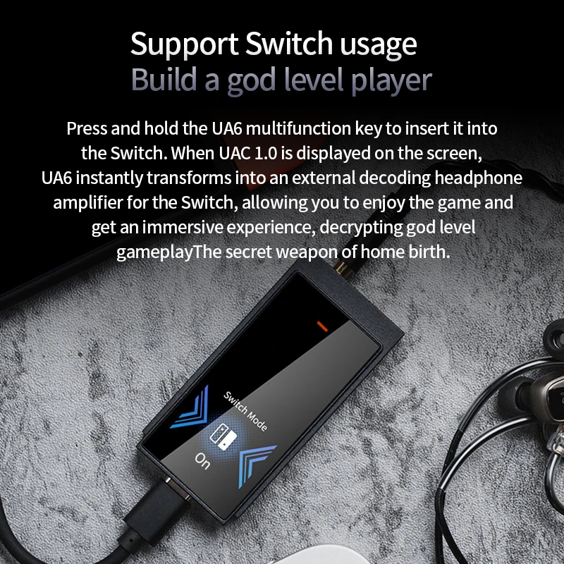 SHANLING UA6 Dongle Cap HIFI Portable USB DAC Headphone Amplifer 4 x CS43131 DACs Hi-Res Audio DSD 512 3.5mm 4.4mm Bal