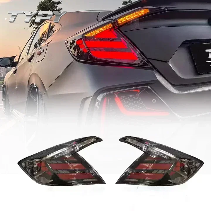 Luces traseras Led de alto brillo para coche Honda Sedan tipo R Mugen 2016 2017 2018 2019 2020 2021