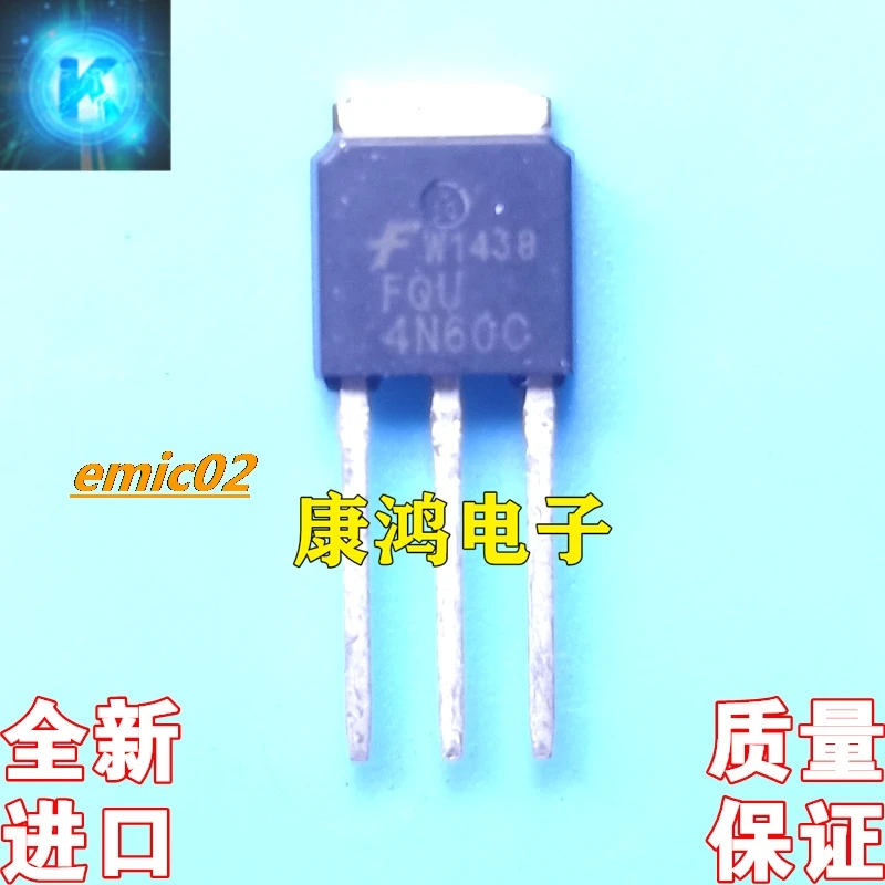 

10 шт., FQU4N60C TO-251 MOS 4A 600V