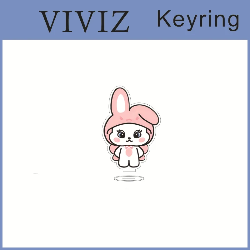 KPOP VIVIZ Cute Cartoon Acrylic Stand Figure Model Eunha SinB Umji Display Standee Desktop Decor Boys Girls Fans Collectibles