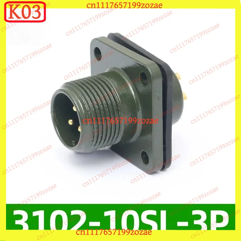 k3 3-Core MS3106A10SL-3S / MS3102A10SL-3P MIL-DTL-5015 Waterproof Aviation Plug & Socket Auto Parts