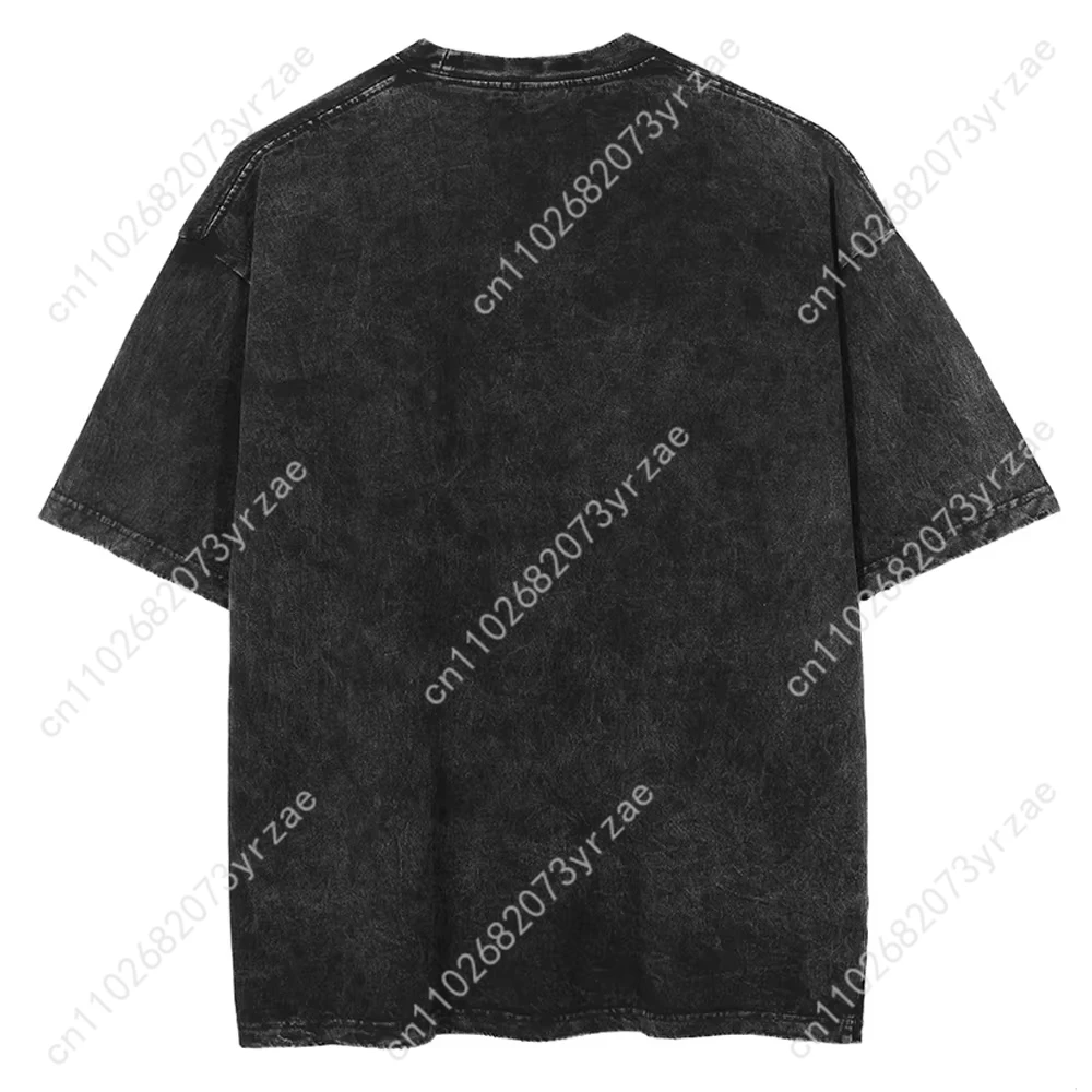 Hunter x Hunter rétro lavage T-shirt homme femme haute qualité Vintage T-shirt coton manches courtes mode T-shirt doux dessus respirants