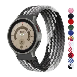 Nylon Band For Samsung Galaxy Watch 4 5 44mm 40mm 4 classic 46mm 42mm correa No Gaps Bracelet Galaxy Watch 5 pro 45mm Strap