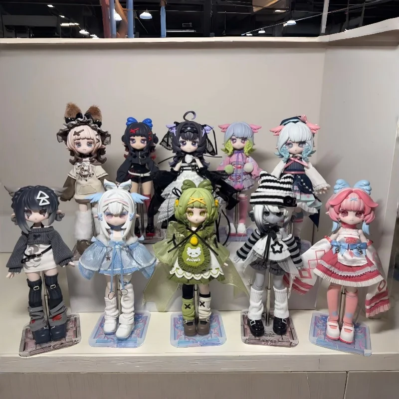 In Stock KOUSHUH Hex Box Series 12-Point BJD Action Figure Blind Box Desk Ornament Collectible Toy Display Novelty Girls Gift