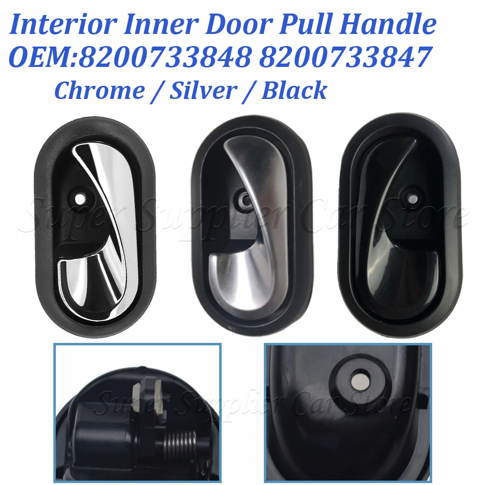 8200733848 Para Renault Dacia Dokker Lodgy Logan Duster 2012 - 2015 2016 Manija Interior Izquierda Derecha para Puerta de Coche