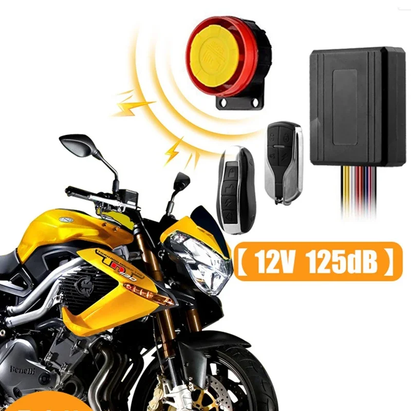 Motorcycle remote control alarm Motorcycle starter system Security system Anti-theft protection Bicycle motorcycle alarm system