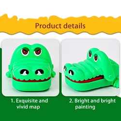 Classic Crocodile Teeth Game Mini Abs Crocodile Biting Finger Game Family Tabletop Party Funny Toy Accessories For Gift