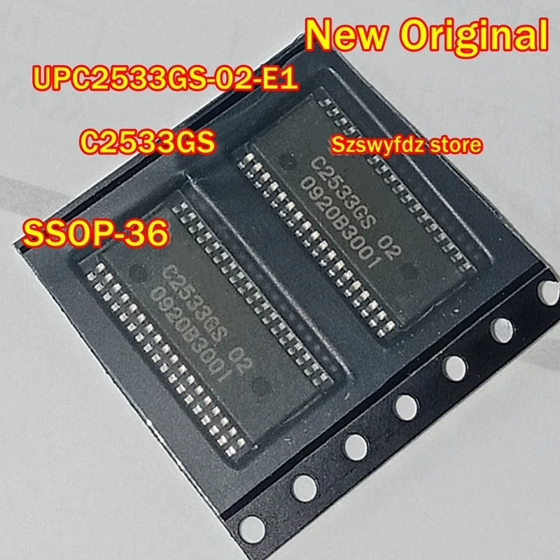 

Новый оригинальный UPC2533GS-02-E1 C2533GS SSOP-36 AM ТЮНЕР ДЛЯ ЭЛЕКТРОННОГО ТЮНЕРНОГО АВТОМОБИЛЯ RADIOS