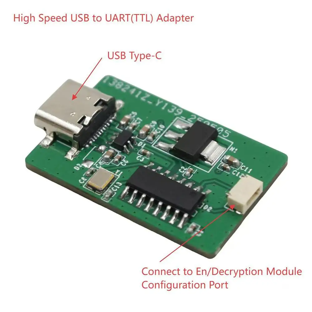 8 مجموعات من وحدات تشفير الفيديو التناظرية من الجيل الثاني USB إلى المنفذ التسلسلي وحدة فك تشفير الفيديو التناظرية من الجيل الثاني