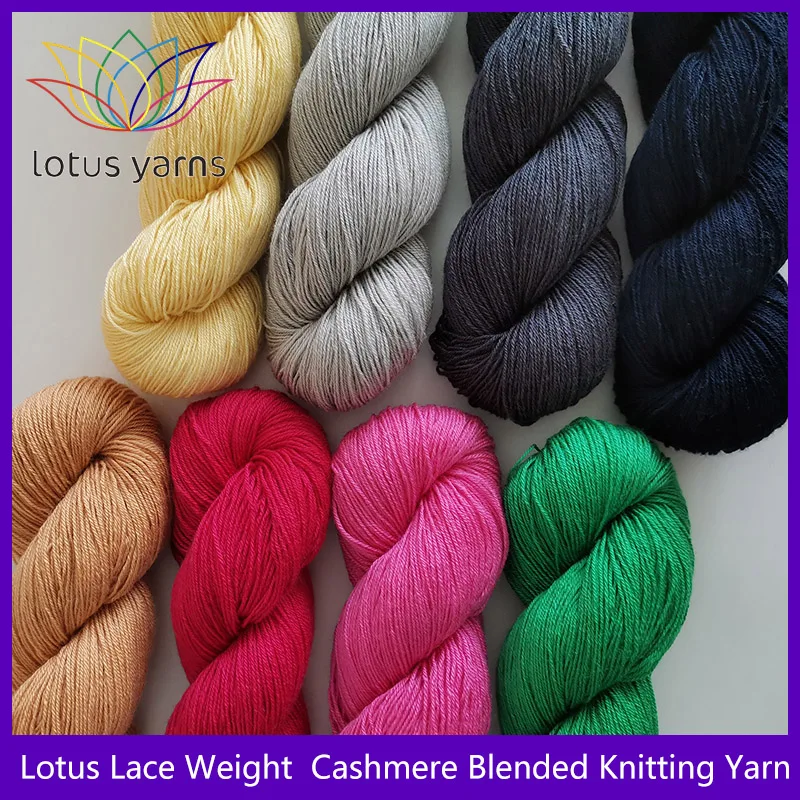 1*50g Lace Weight Cashmere Knitting Yarn Comfortable Soft Crochet Yarn Hand knitted Crochet Baby clothes Yarn