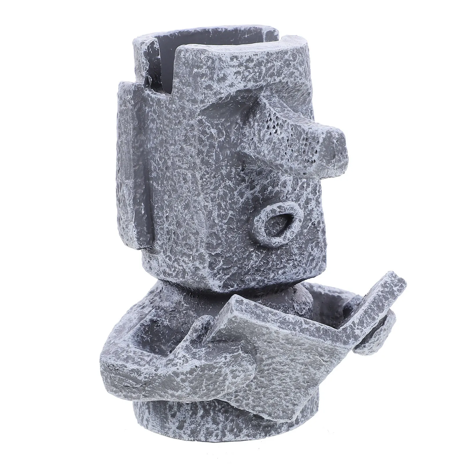 1Pcs Moai Stone Fig…