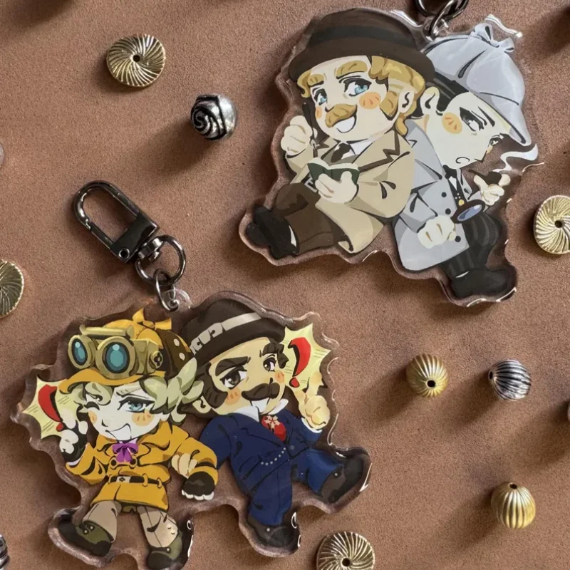 the Great Ace Attorney Anime Acrylic Keychain Collectible Trendy Pocket Size Character Toy for Fans