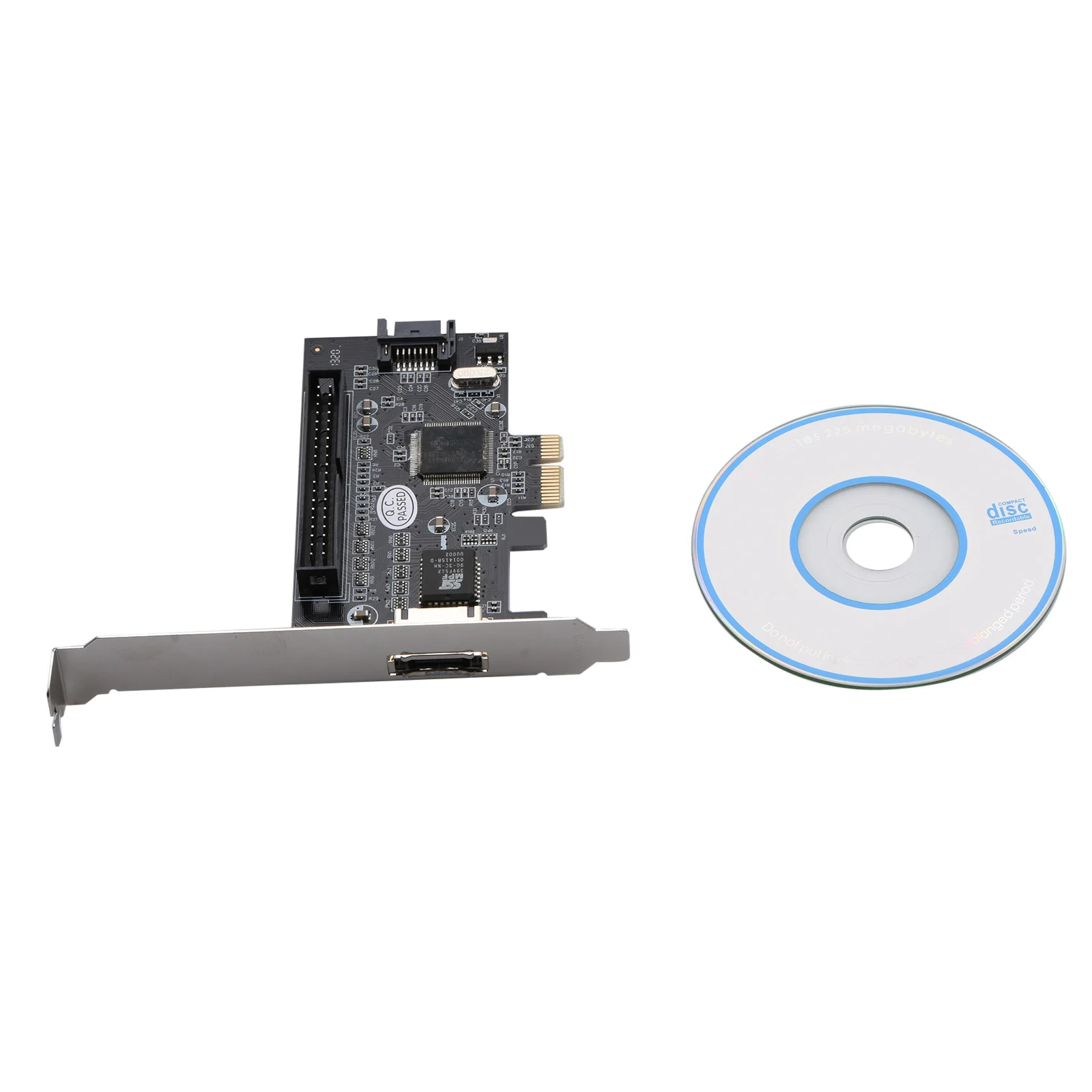 PCI-E para eSATA SATA IDE Placa de expansão Raid Controller Adaptador Placa JMB363 ATA133