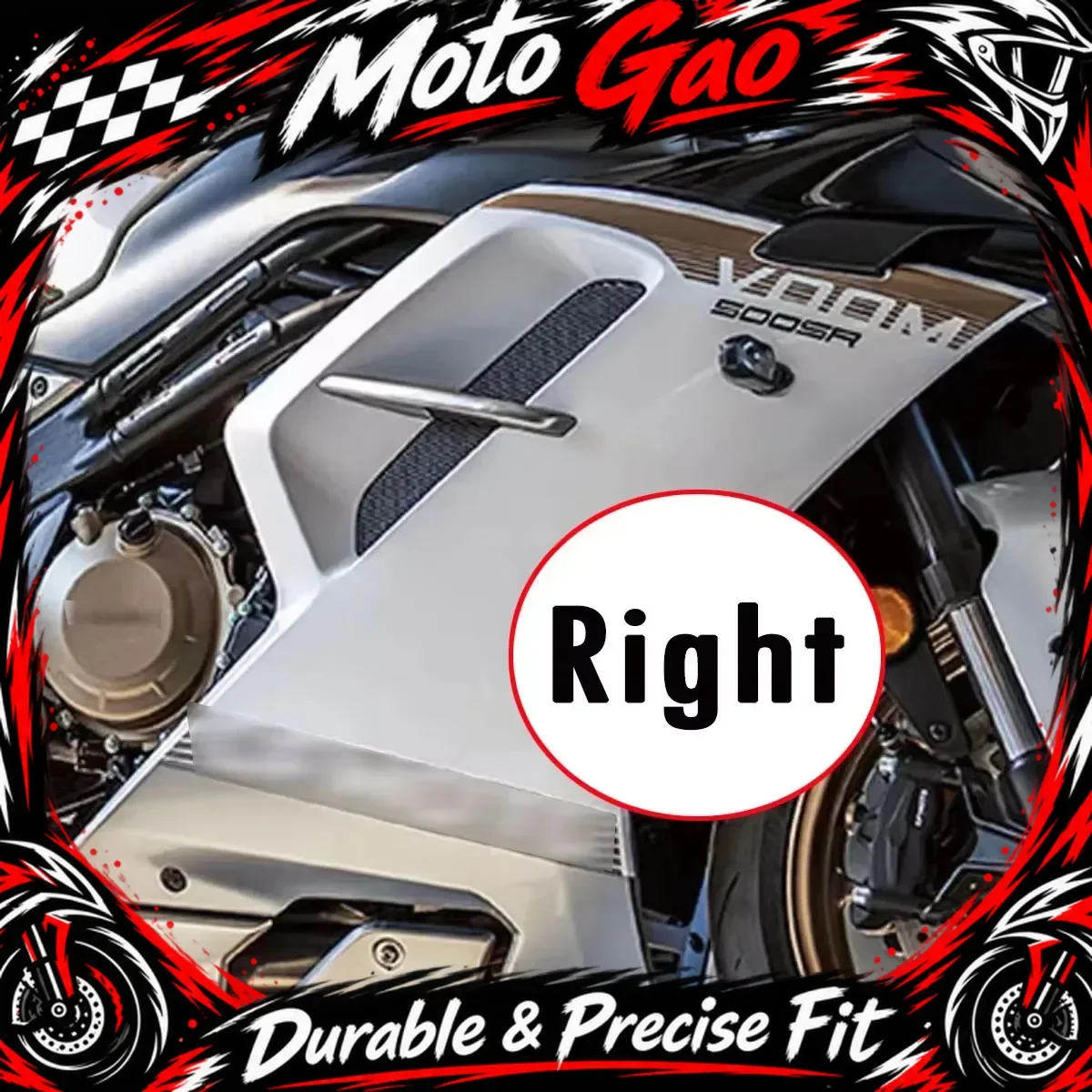【Precise Fit】Motorcycle original accessories 500SR radiator guard diffuser shell Fir For CFMOTO 500SR VOOM 500 SR