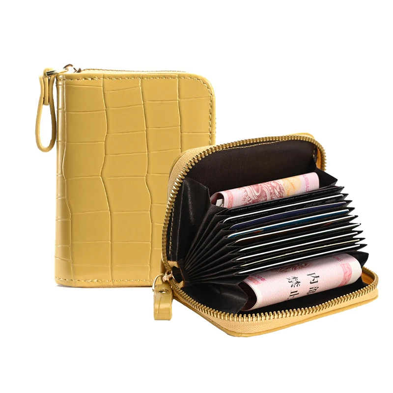 

Super Slim Soft Women's Credit Card Holder Wallet PU Leather Mini Card Wallet Purse Card Holders Men Wallet Small New