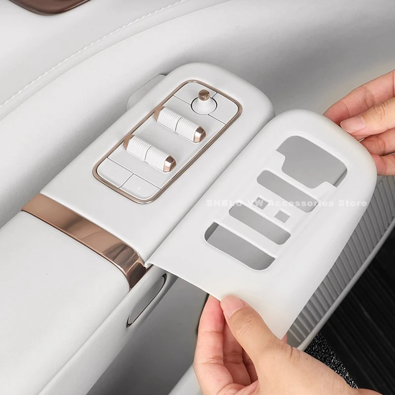 نافذة السيارة التبديل لوحة التحكم يغطي الكسوة ل LYNK & CO 900 الملحقات الداخلية 2025 #4