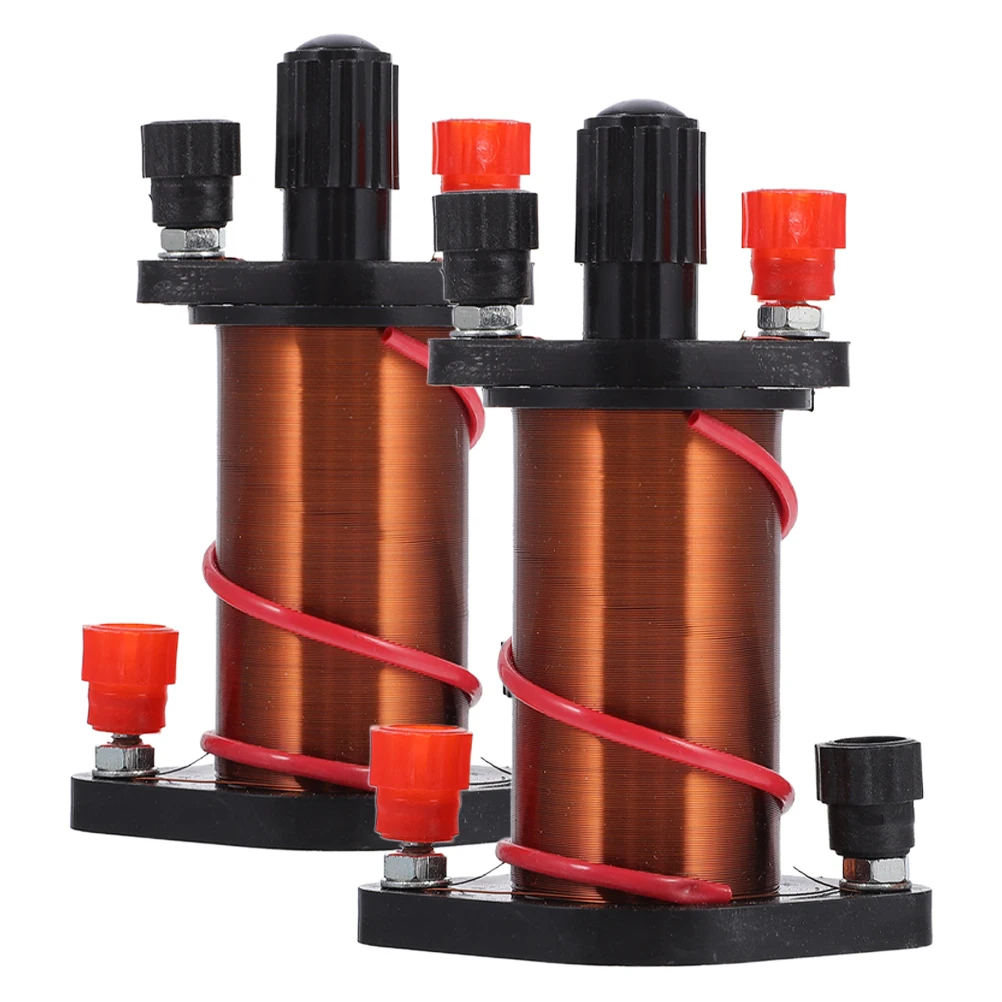 2 pcs Electromagnetic Induction Coil Copper Solenoid For Physics Experiment Teaching Tool School Laboratory Equipment