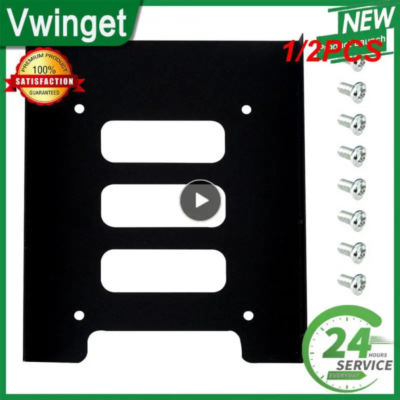 1/2PCS Pc Enclosure Ssd Hdd Mounting Bracket Secure Versatile Hard Drive Holder Sturdy Space-saving 2.5 Inch To 3.5 Inch Adapter