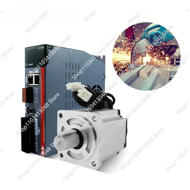 

750w 1kw 3/4 a Servo Motors Drivers 2.39/3.2/4 N.m Servo Motor Driver Kit for Machine