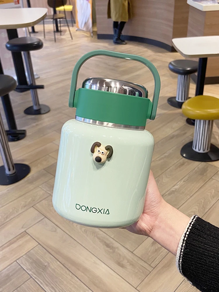 

Portable Wide-Mouth Stainl Steel 36 Insulated Lunch Box Women High Aesthetic Value Outdoor Thermal Buet Canteen Food Co...