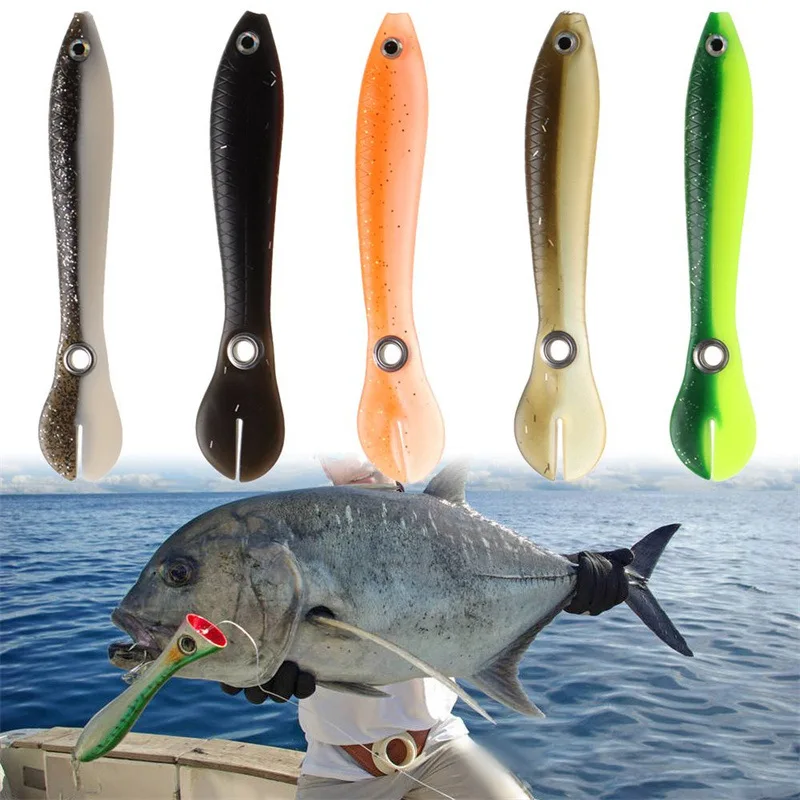 5PCS/10PCS Soft Bionic Fishing Lure Bionic Loach 10cm sea fishing accessories Silicone Bait goods float  tools bait boat