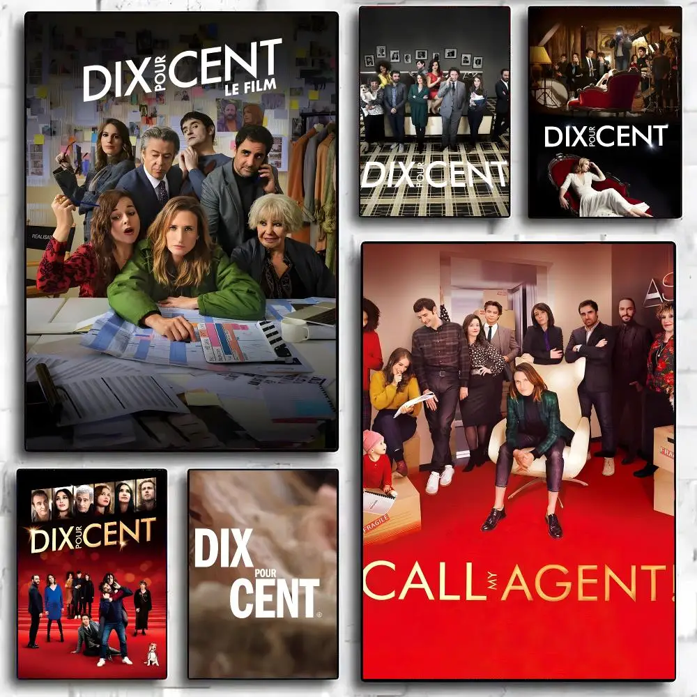 Classic TV Series D-Dix Pour Cent Poster Painting And Print Wall Art Picture For Home Room Decor Gifts