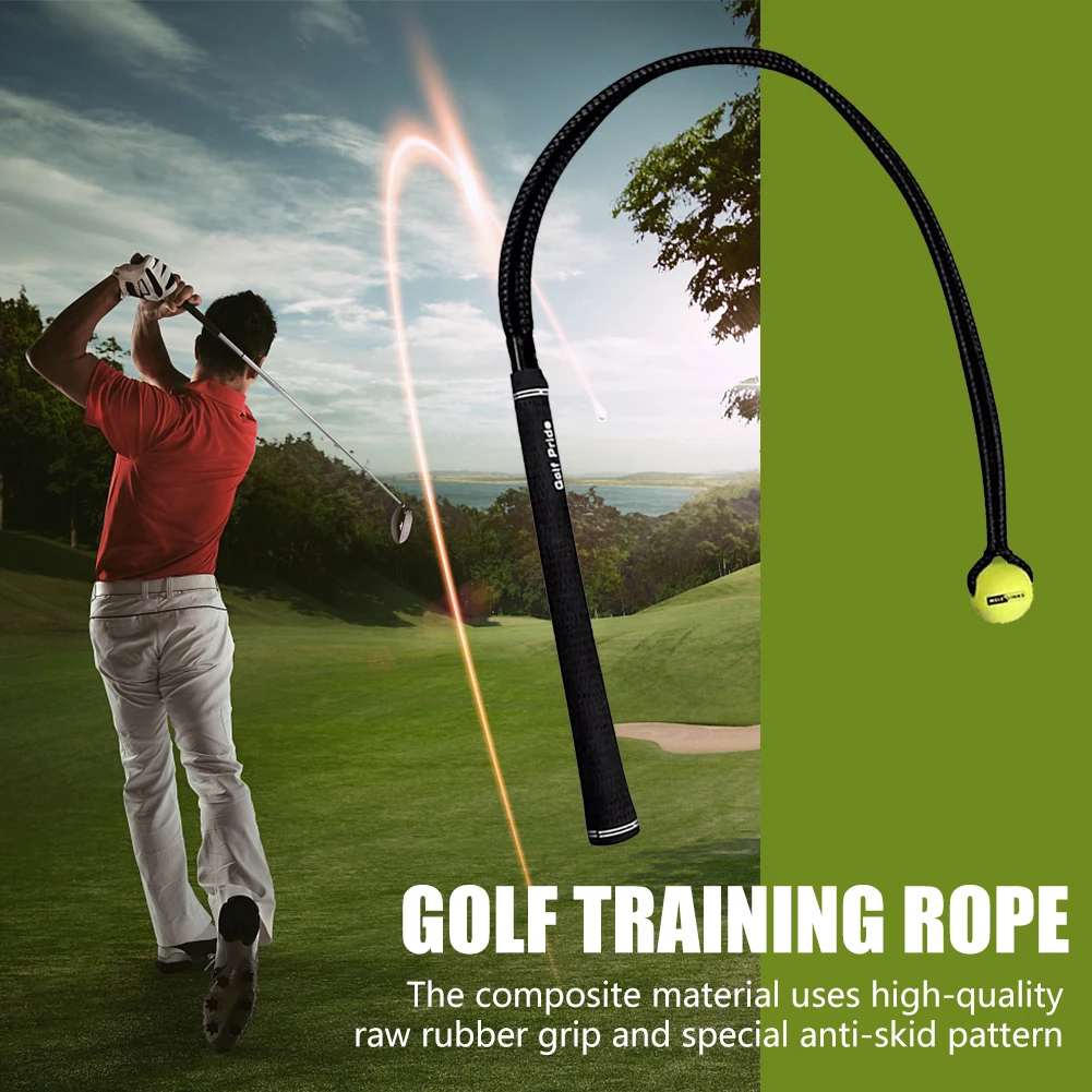 PU Golf Practice Training Rope Elastic Golf Postural Correction Rope Corrective Action Lightweight Durable Sporting Accessories