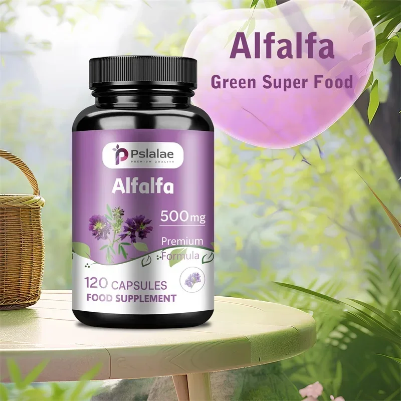 

Alfalfa - Supports Urinary Tract Promotes Gut and Digestive Health, Boosts Energy, and Maintains Overall Health