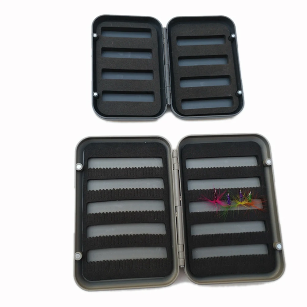 

Portable Waterproof Pocket Plastic Fishing Fly Lures Box Thickened Fly Fishing Box Double Layers Sponge Bait Lure Hook Holder
