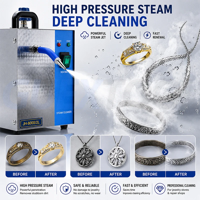 Mesin Pembersih Uap Profesiona - Jewelry Watches Gold ulasan dan harga