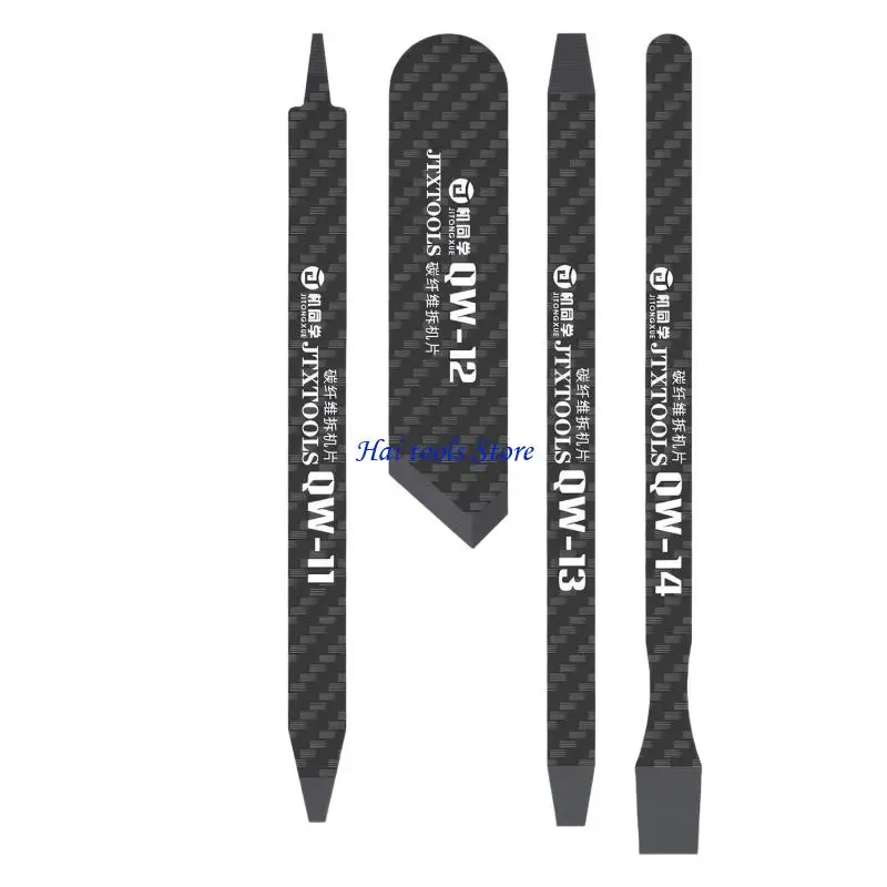 X37E Advanced Carbon Fiber Pry Tool Disassembly Tool For Smartphones IC And CPU Chip Work Includes Angled Solder Scrapers