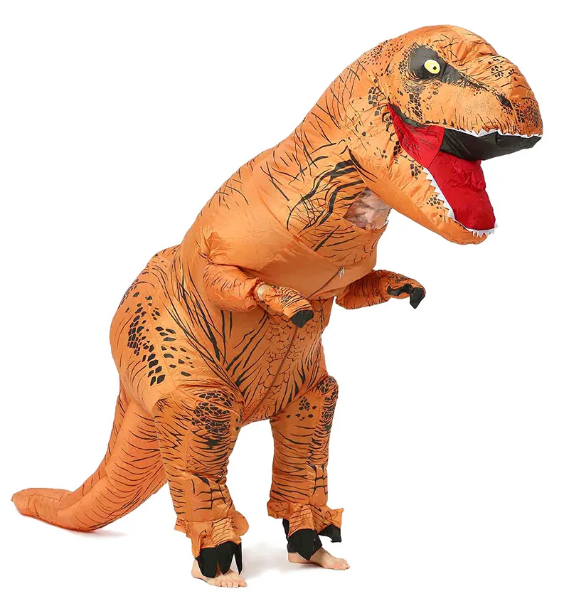 Clearance Sale: Inflatable Dinosaur Riding Costume - Fun Party Props and Halloween Costume Supplies for Dinosaur Cosplay Events