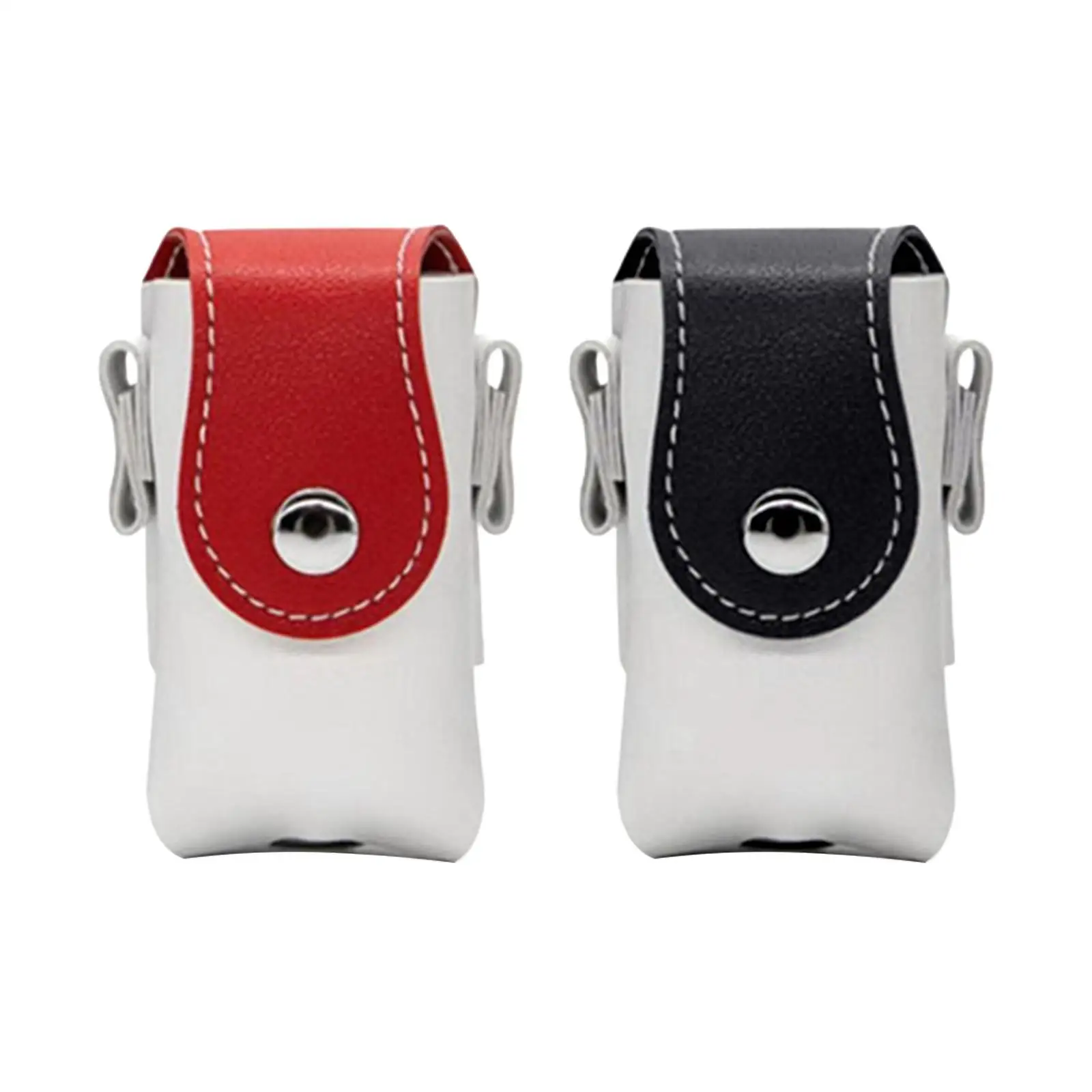 Golf Ball Pouch Bag, Golf Ball Protector, Small Lightweight PU Pouch for Tee