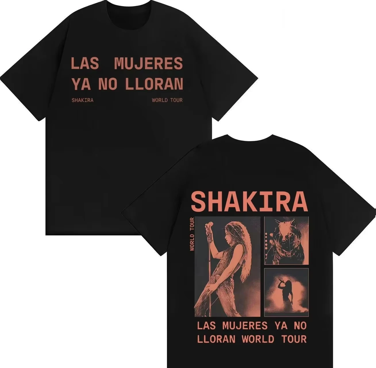 Summer2026Best-selling Outdoor Casual Trendy Fashion Men's Short-Sleeved T-shirt with The Theme of Colombian Latin Queen Shakira