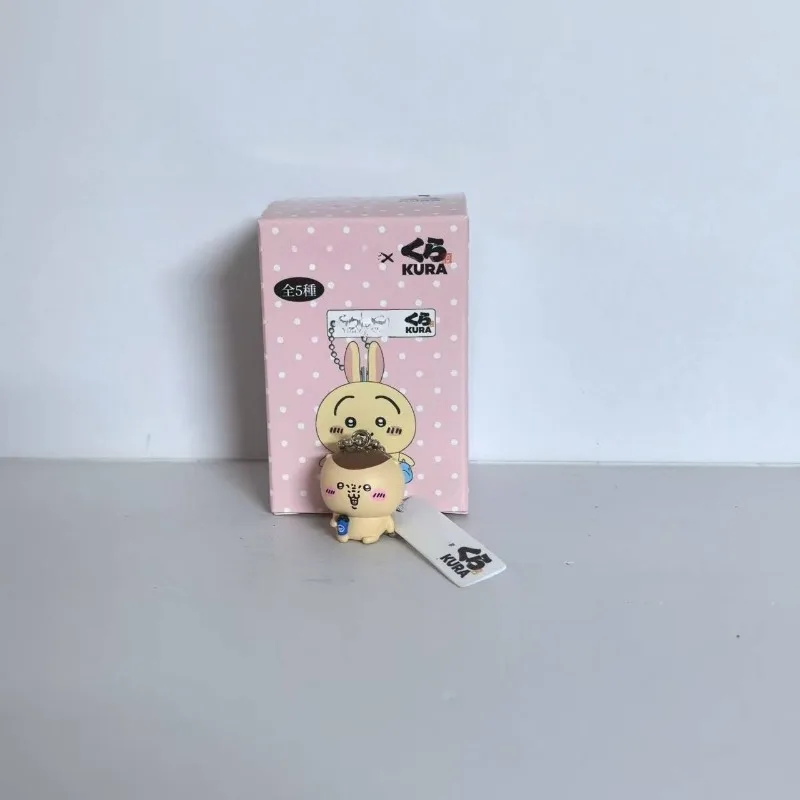 Trendy Hachiware Usagi Cartoon Doll Ornaments Car Interior Decoration Ornaments Small and Cute Doll Room Desktop Decorations