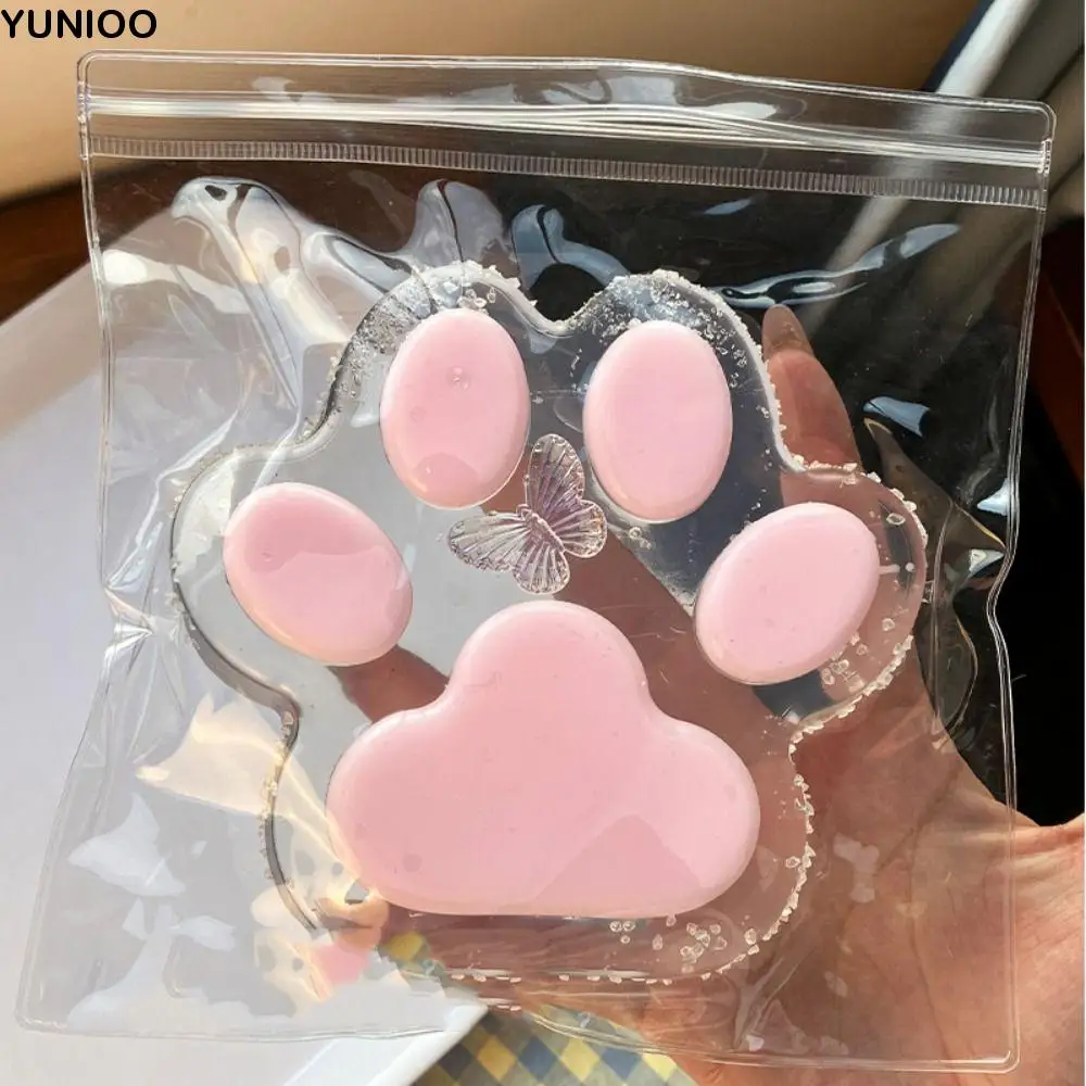 

Interesting Super Large Cat Paw Squeeze Toy Soft Kneading Cartoon Fidget Toy Silicone 3D Cat Paw Pinch Toy Kids Tricky Doll