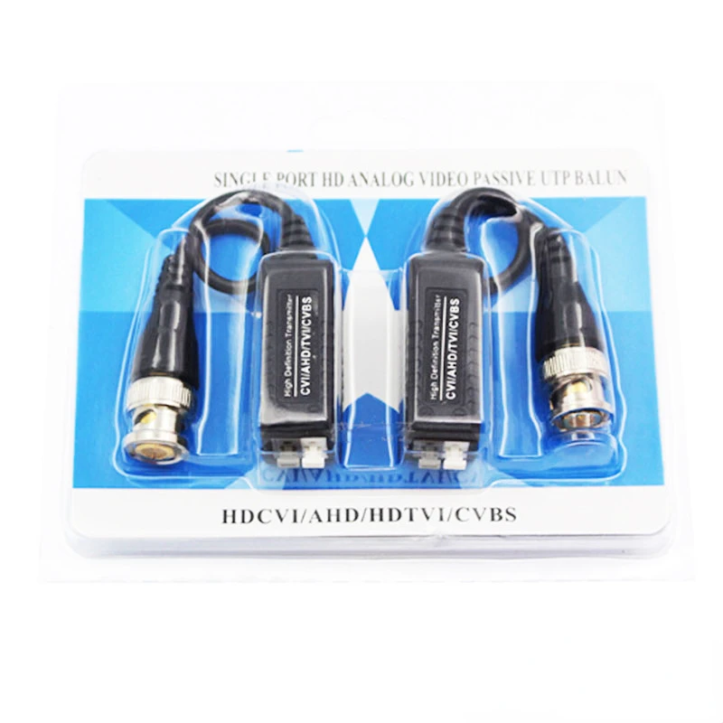 1CH Passive Coaxial HD Twisted Pair Transmitter RJ45 UTP Video Balun For CVI/HDTVI/AHD 1080P 960P 720P CCTV Camera