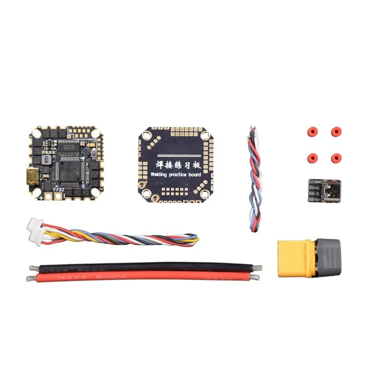 

GHF722AIO-HD 40A AIO Baro OSD F722 Контроллер полета BLHELIS 40A 4In1 ESC 2-6S Для FPV Фристайл Cinewhoop Прочный Простая установка