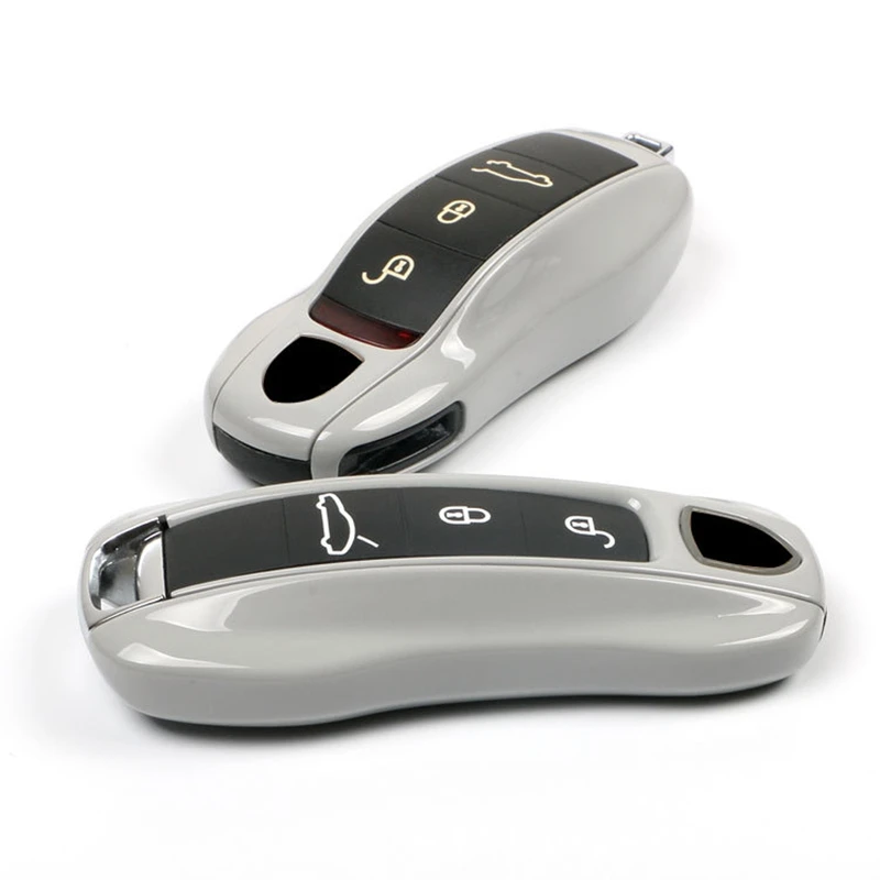 Funda protectora de Color para llave de coche, accesorios para Porsche Panamera Cayenne Taycan 911 718 Macan