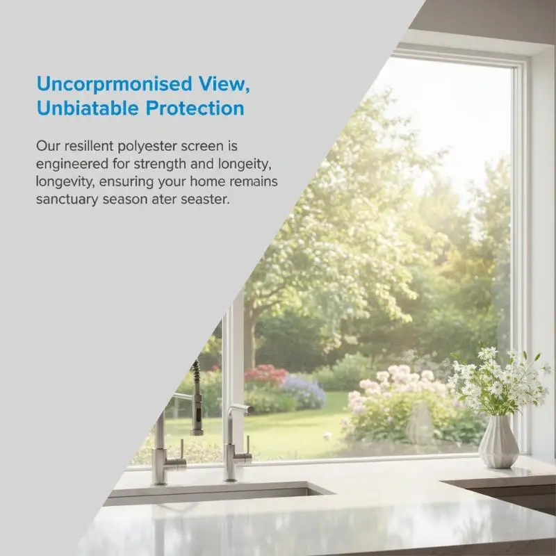 Invisible Mosquito Net Window Screen Cuttable Easy Install Fly Mesh Anti Insect Bug for Balcony Patio Home Use