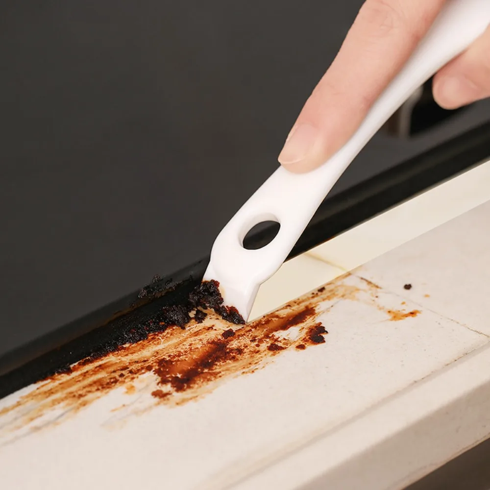 Professional BBQ Cleaning Brush V-Shaped Hooked Design for Grill Oven Rack & Baking Tray Durable Kitchen Scraper Cleaning Tool