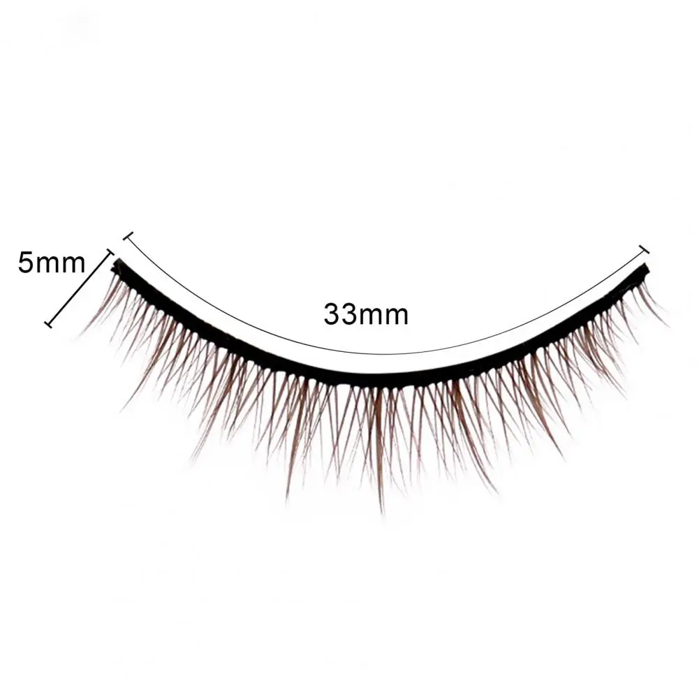 5 Pairs Handmade Eyelash Exquisite Convenient False Eyelash Thin Long Wispy Natural False Lashes for Girl