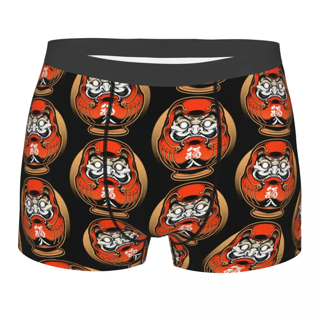 

Evil Daruma Underpants Breathbale Panties Male Underwear Print Shorts Boxer Briefs