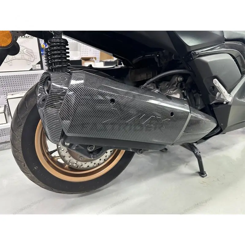 For YAMAHA XMAX300 X MAX 300 17-23 Exhaust Pipe Protection Cover Heat Shield Anti-Scalding Guard Motorcycle Accessories