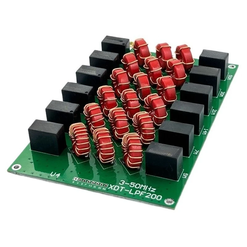For LPF-200 Shortwave Low Pass Filter 1.8-50 MHZ Shortwave Amplifier, The Radio Supports 6 Meters