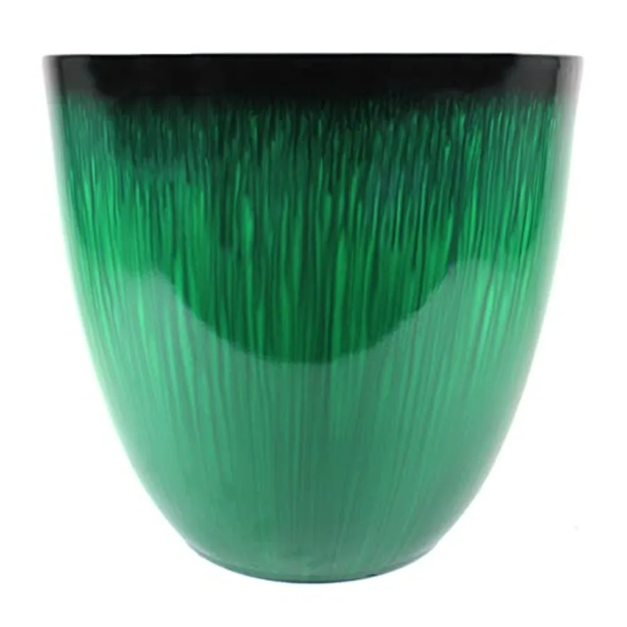 

Egg Planter for Indoor Use, Ceramic Material, Green Color, Handcrafted Glazed Finish