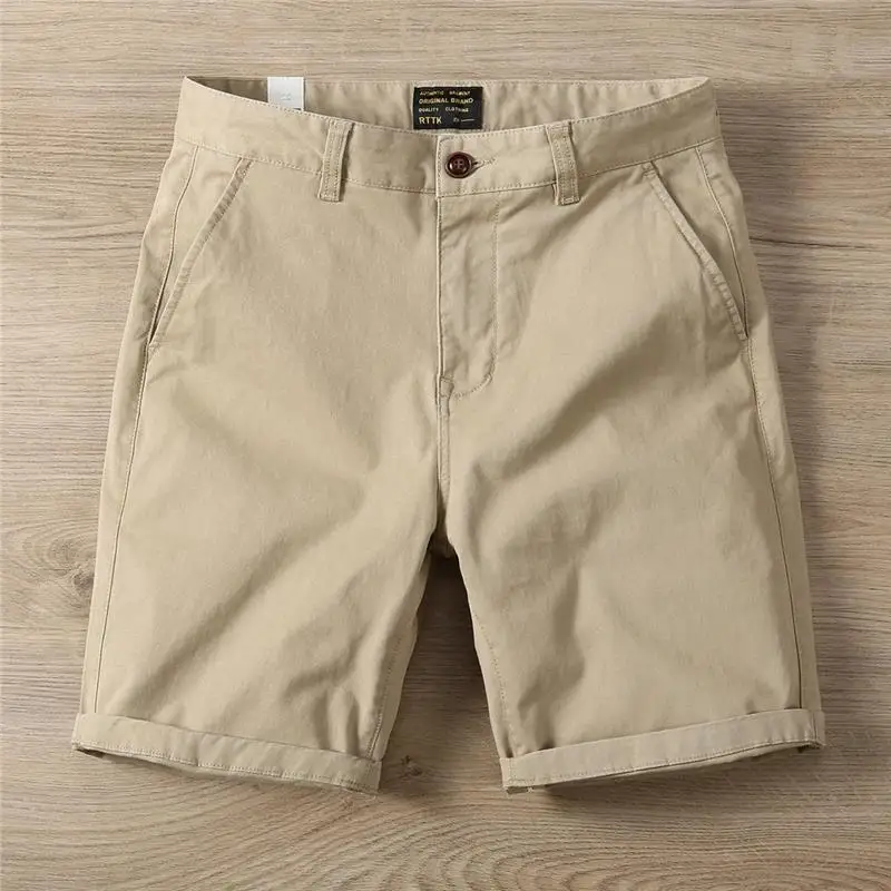 

Новая летняя повседневная хлопковая мужская домашняя одежда для улицы, четыре пять дюймов, со средней талией, прямая дышащая молодежная одежда