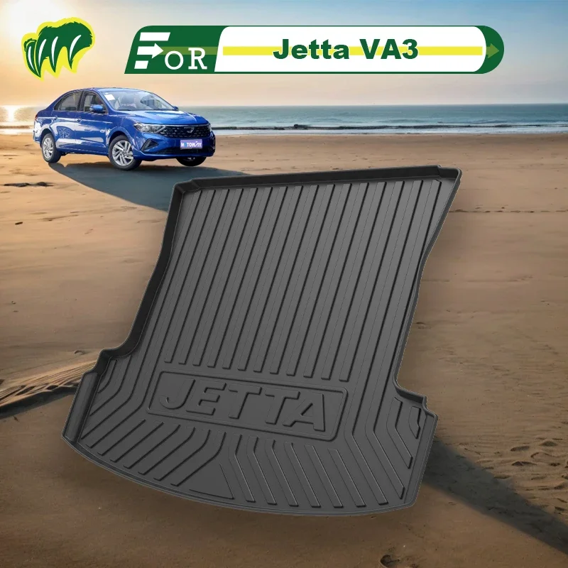 

For VW Jetta VA3 2020 2019-2021 Custom Fit Car Trunk Mat All Season Cargo Mat 3D Shaped Laser Measured Trunk Liners