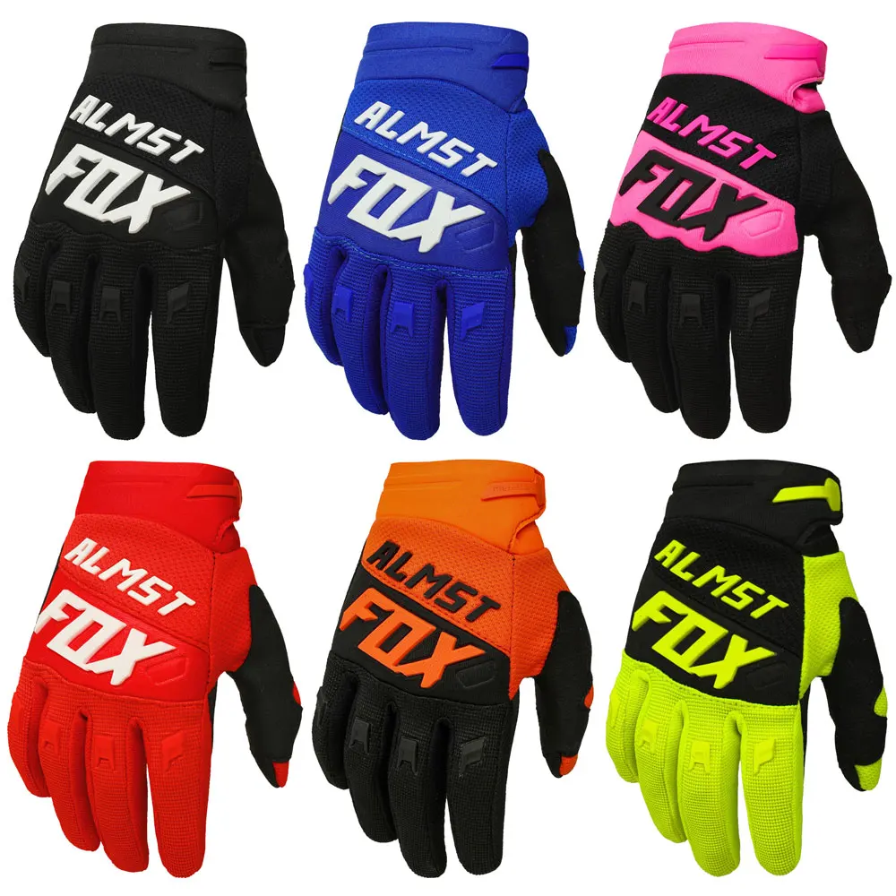 Almst Fox Children's Gloves Boy Gril Child Bike Gloves Protective Safety Motorcycle Kid Gloves Suitable for Children Aged 6-12