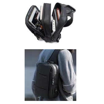 Bange Fashion Sling - Bolsa de hombro impermeable para hombre, para viajes, ocio, negocios, deportes, mensajero, para correr, para hombre y niño